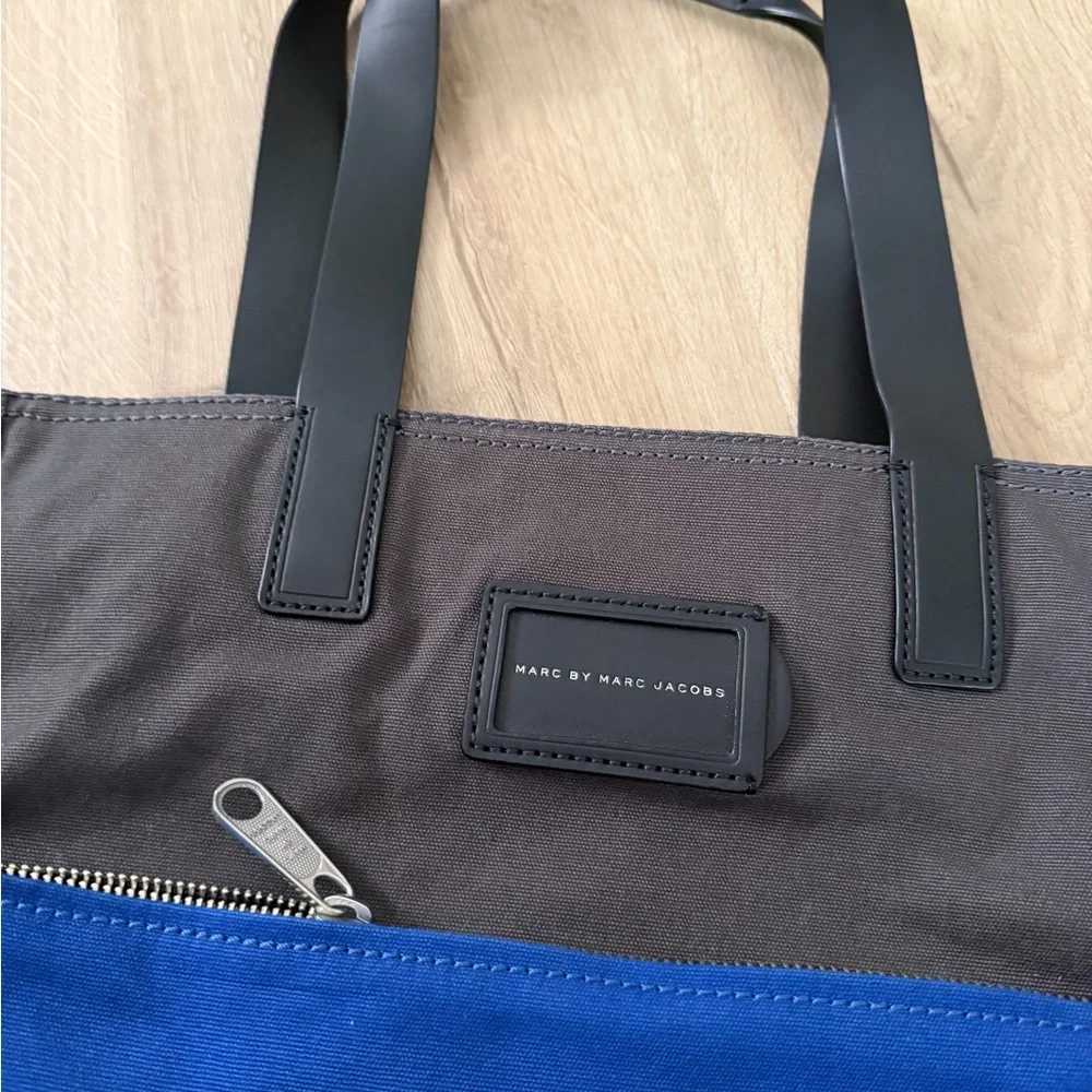 Marc by Marc Jacobs blue Cotton Tote Bag - Picture 2 of 14